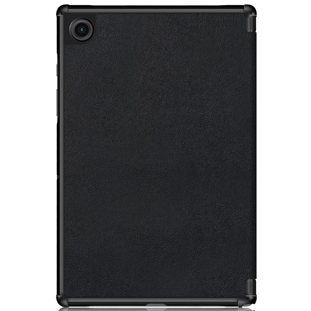 For Samsung Galaxy Tab A8 10.5 (2021) / A8 10.5 (2022) Anti-Fall Light Thin Premium Tri-Fold Stand Auto Wake / Sleep PU Leather Tablet Case Cover