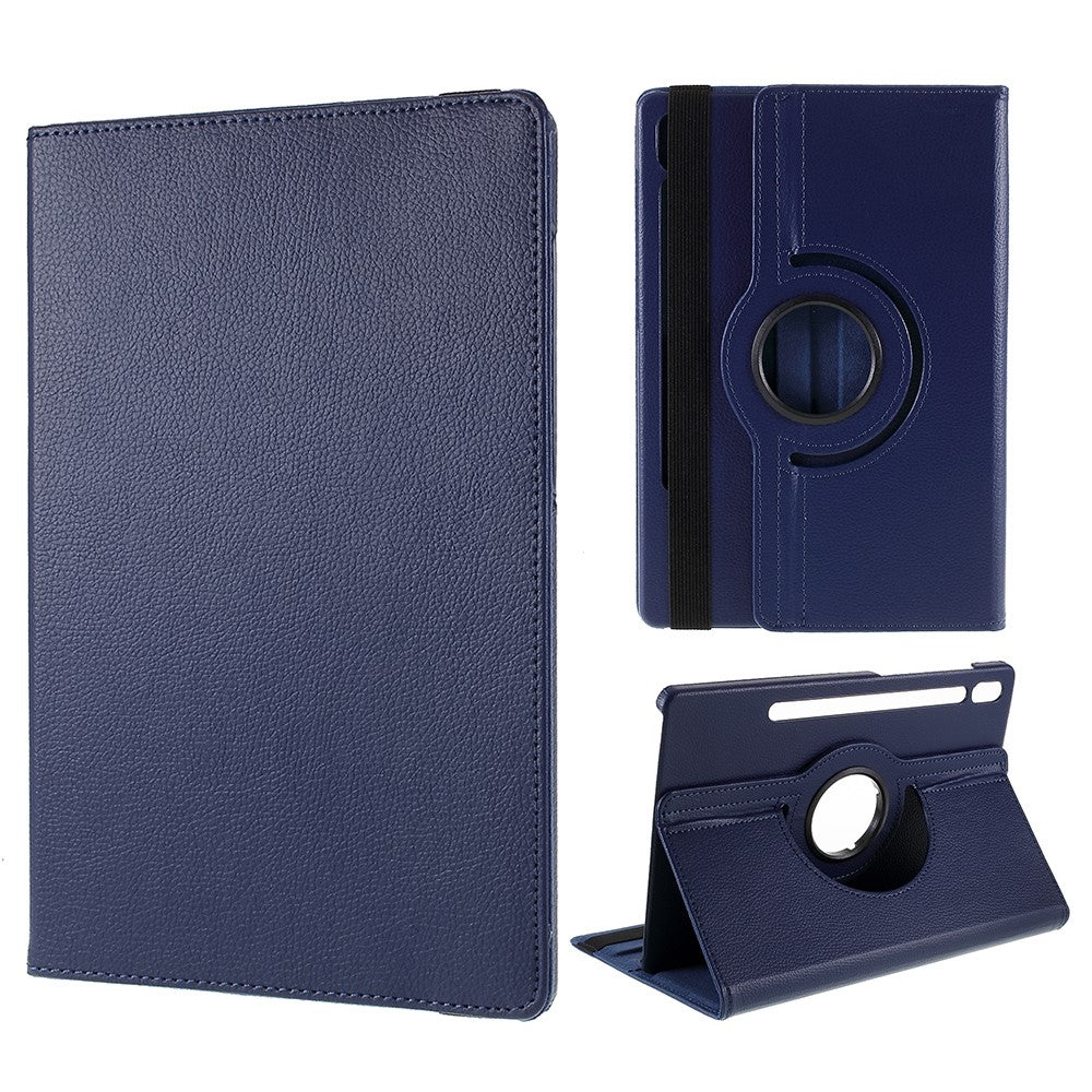 360 Degree Rotary Stand Tablet Case for Samsung Galaxy Tab S10+ / S9+  / S8+ / S7+ / S7 FE PU Leather + PC Cover Shell