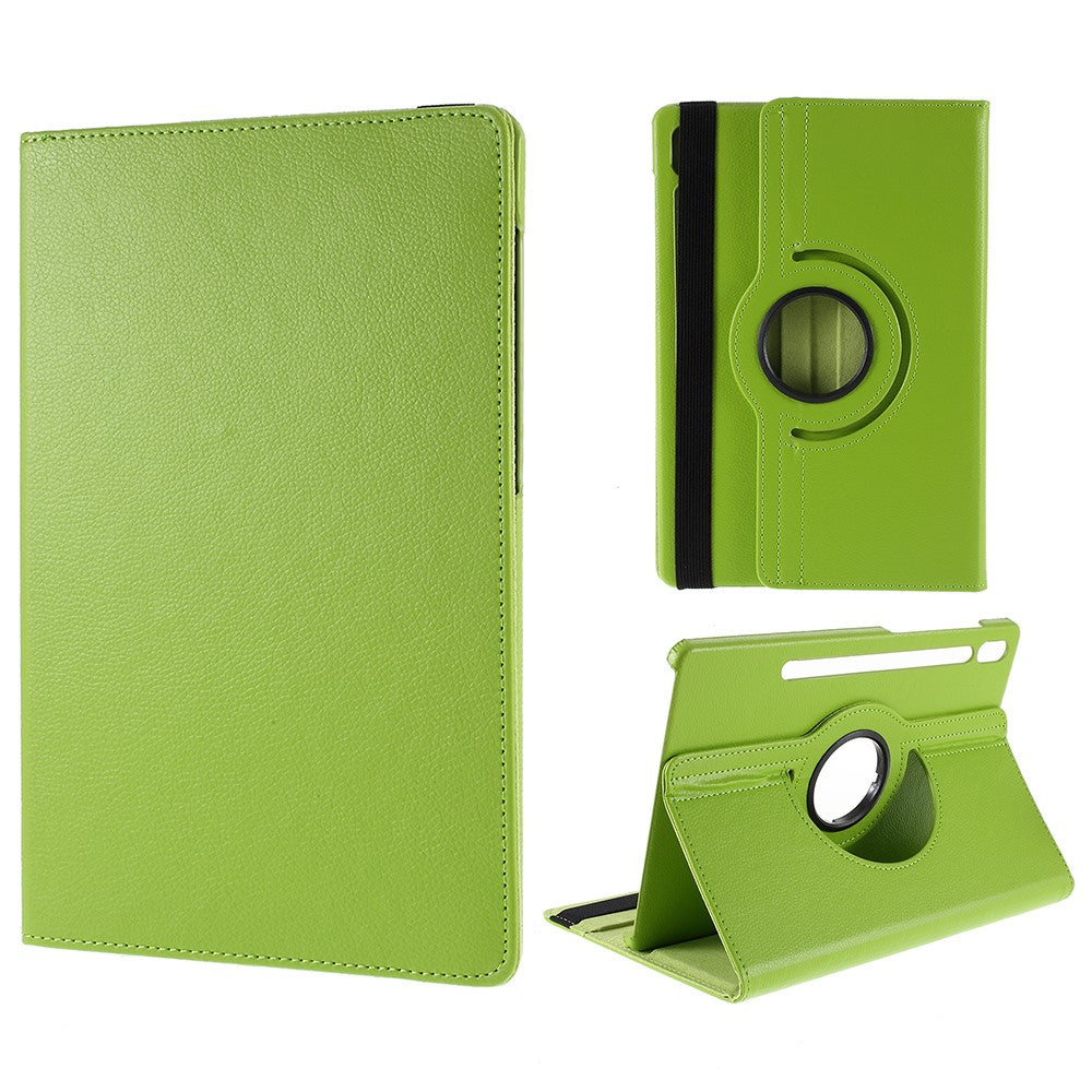360 Degree Rotary Stand Tablet Case for Samsung Galaxy Tab S10+ / S9+  / S8+ / S7+ / S7 FE PU Leather + PC Cover Shell