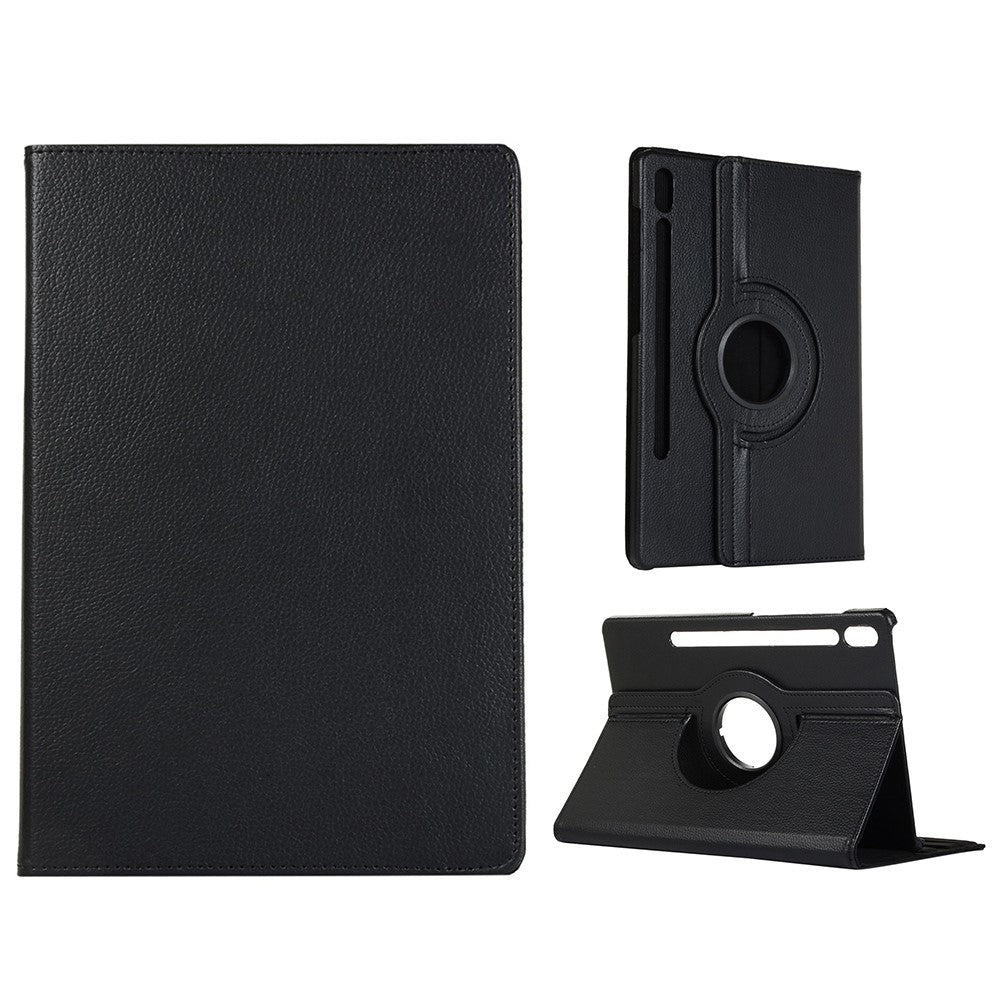 360 Degree Rotary Stand Tablet Case for Samsung Galaxy Tab S10+ / S9+  / S8+ / S7+ / S7 FE PU Leather + PC Cover Shell