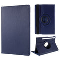 For Samsung Galaxy Tab S10 FE / S9 FE / S9 / S8 / S7 Tablet Case Rotary Stand PU Leather Cover with Elastic Band