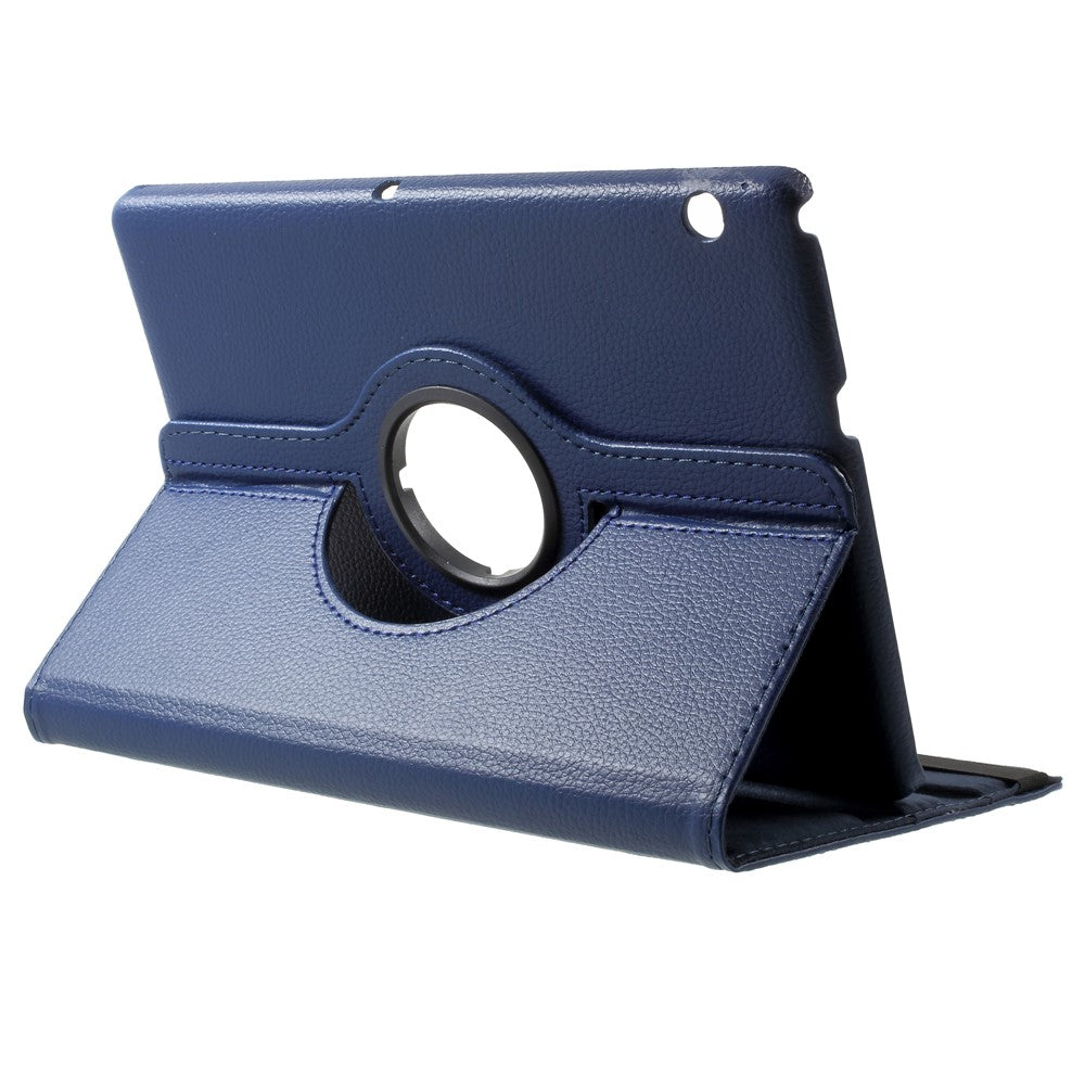 Litchi Grain Leather Protective Case with 360 Degrees Rotary Stand Hollow Design for Huawei MediaPad T3 10