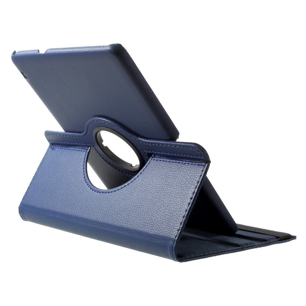Litchi Grain Leather Protective Case with 360 Degrees Rotary Stand Hollow Design for Huawei MediaPad T3 10