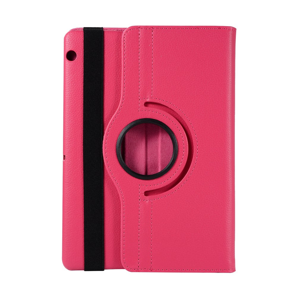 Rotary Stand Litchi Texture PU Leather Protector Cover for Huawei MediaPad T3 10 9.6 inch
