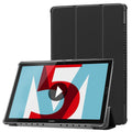 Stable Tri-fold Stand Leather Cover Shell with Stand for Huawei MediaPad M5 10 / M5 10 (Pro)