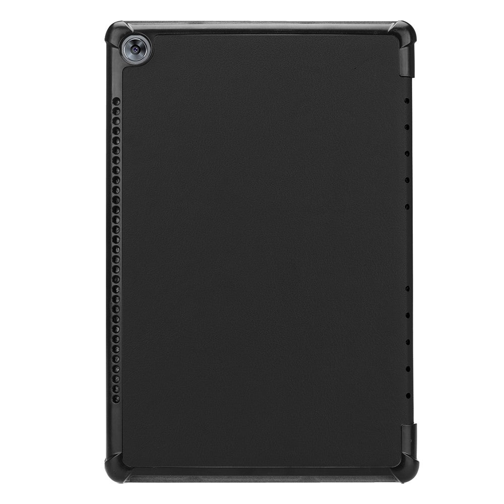 Stable Tri-fold Stand Leather Cover Shell with Stand for Huawei MediaPad M5 10 / M5 10 (Pro)