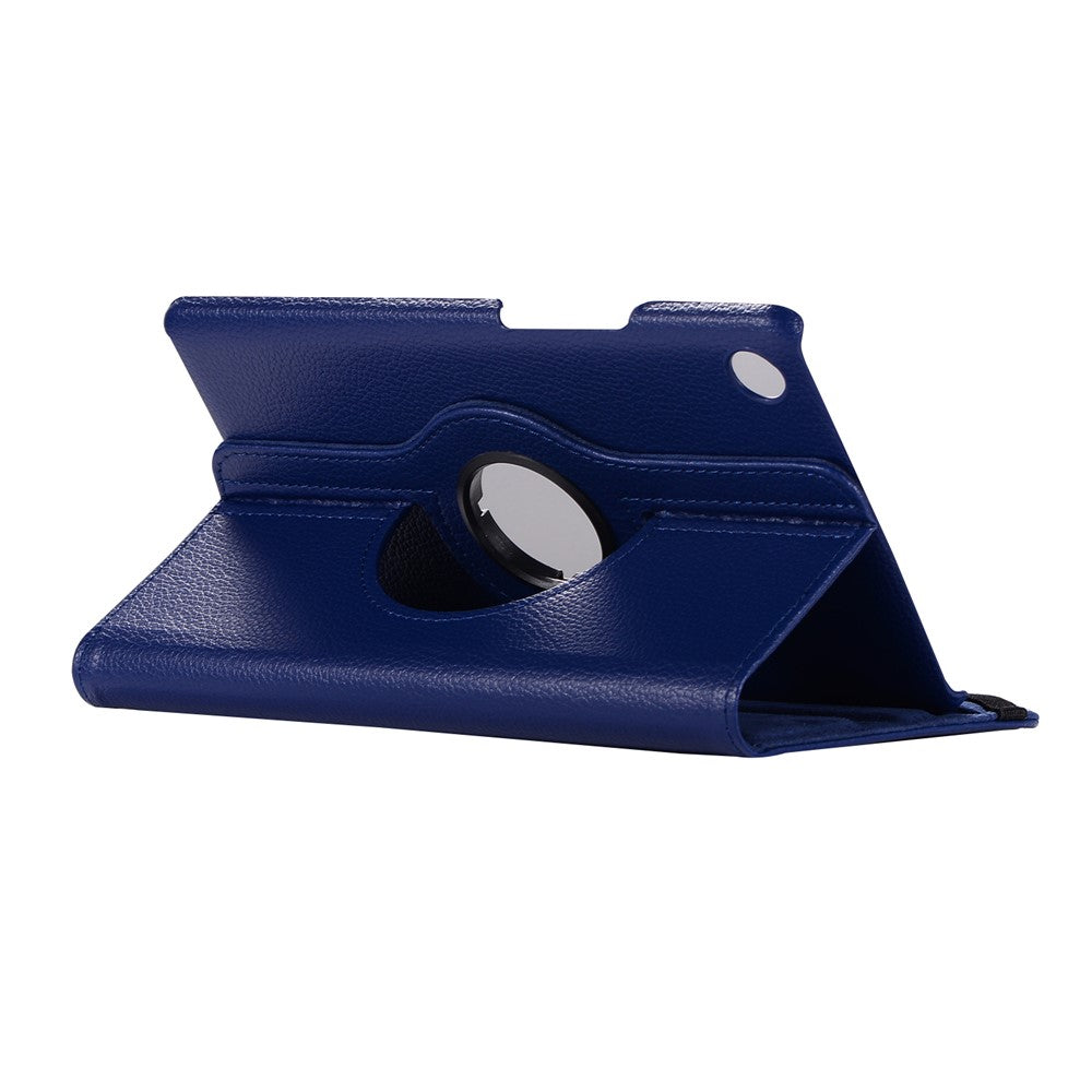 Litchi Texture Leather Case with Rotating Stand for Huawei Mediapad M5 8