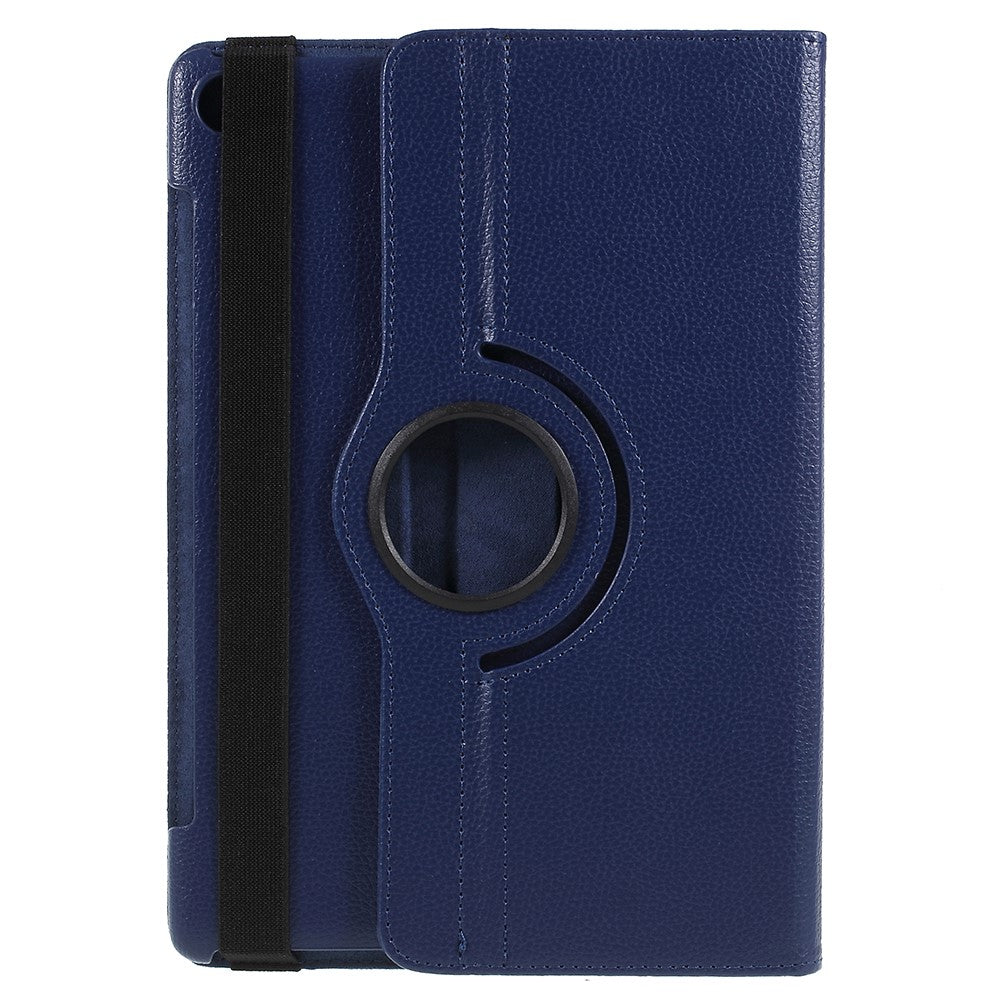 Litchi Texture Leather Case with Rotating Stand for Huawei Mediapad M5 10 / M5 10 (Pro)