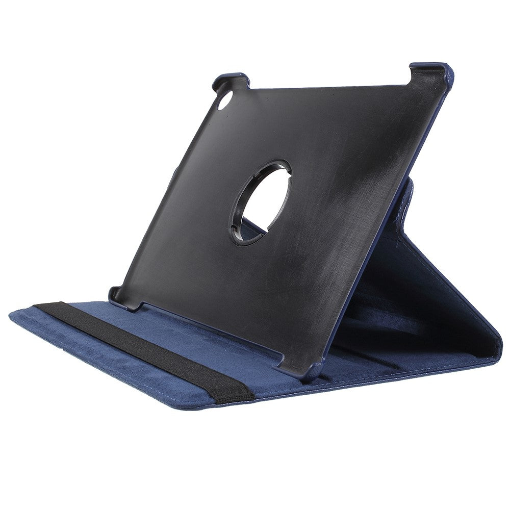 Litchi Texture Leather Case with Rotating Stand for Huawei Mediapad M5 10 / M5 10 (Pro)
