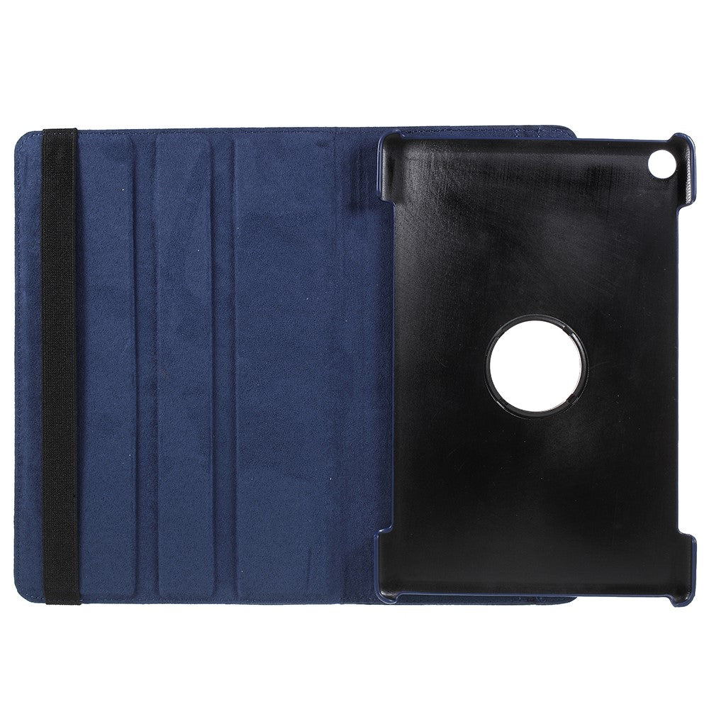 Litchi Texture Leather Case with Rotating Stand for Huawei Mediapad M5 10 / M5 10 (Pro)