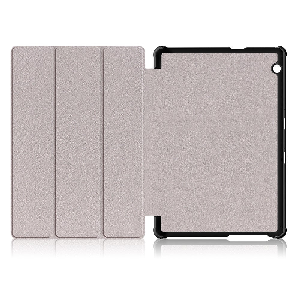 PU Leather Tri-fold Stand Tablet Flip Protective Casing for Huawei Mediapad T5 10