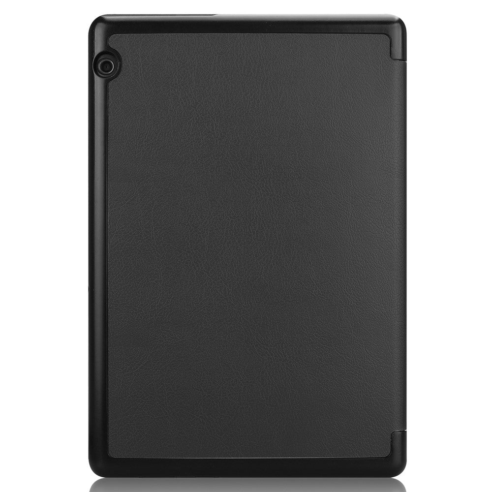 For Huawei Mediapad T5 Cover Trifold Stand PU Leather Tablet Case