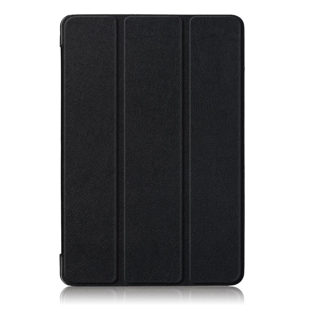 For Huawei Mediapad M5 Lite 10.1 Tri-fold Stand Auto-wake / sleep Smart Leather Case