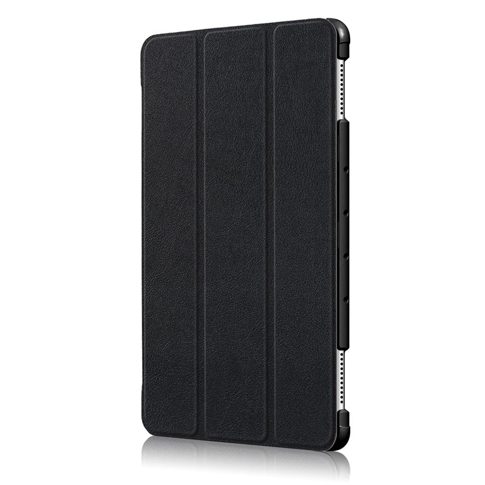 For Huawei Mediapad M5 Lite 10.1 Tri-fold Stand Auto-wake / sleep Smart Leather Case