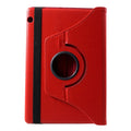 Litchi Skin Leather Shell Cover Case with 360-Degree Rotating Stand for Huawei Mediapad T5 10