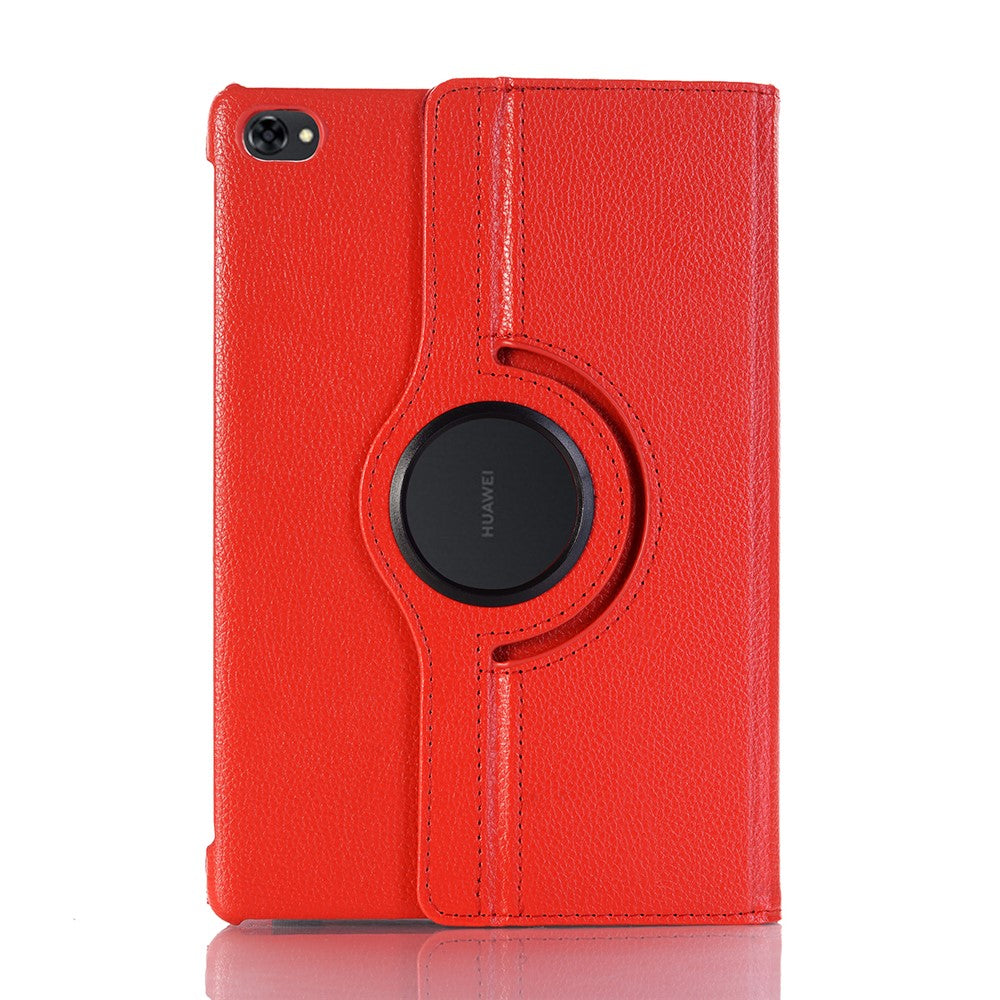 Litchi Skin Leather Tablet Cover Case with Rotating Stand for Huawei MediaPad M5 lite 10/C5 10