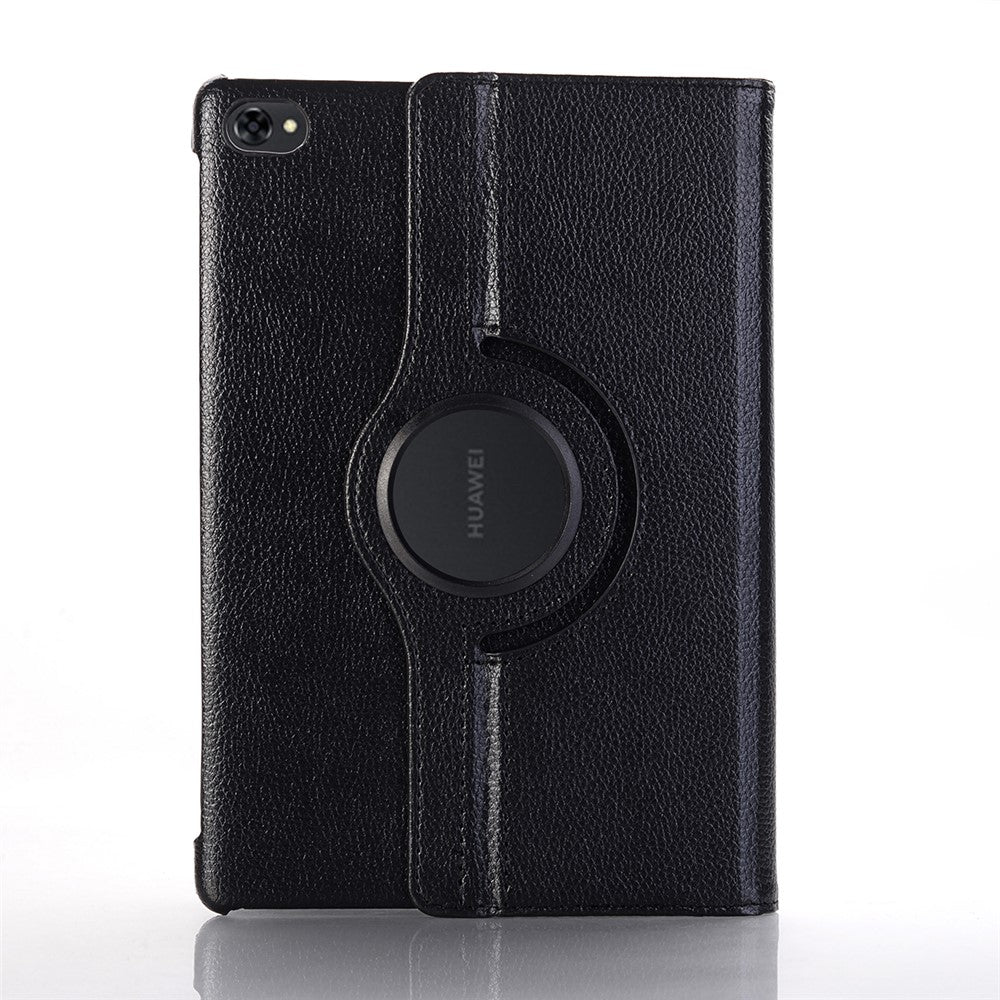 Litchi Skin Leather Tablet Cover Case with Rotating Stand for Huawei MediaPad M5 lite 10/C5 10