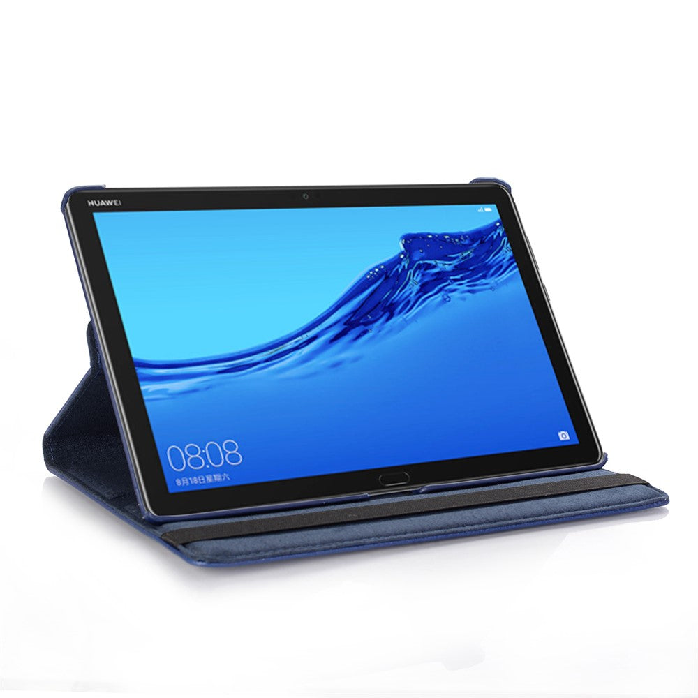 Litchi Skin Leather Tablet Cover Case with Rotating Stand for Huawei MediaPad M5 lite 10/C5 10