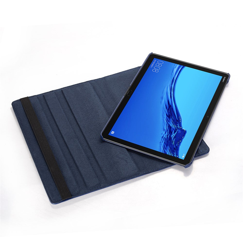 Litchi Skin Leather Tablet Cover Case with Rotating Stand for Huawei MediaPad M5 lite 10/C5 10