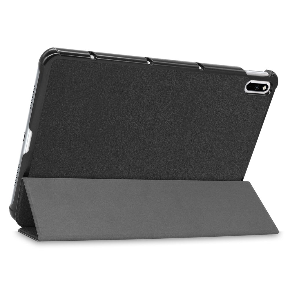 Tri-fold Leather Cover with Stand for Huawei MatePad 10.4-inch