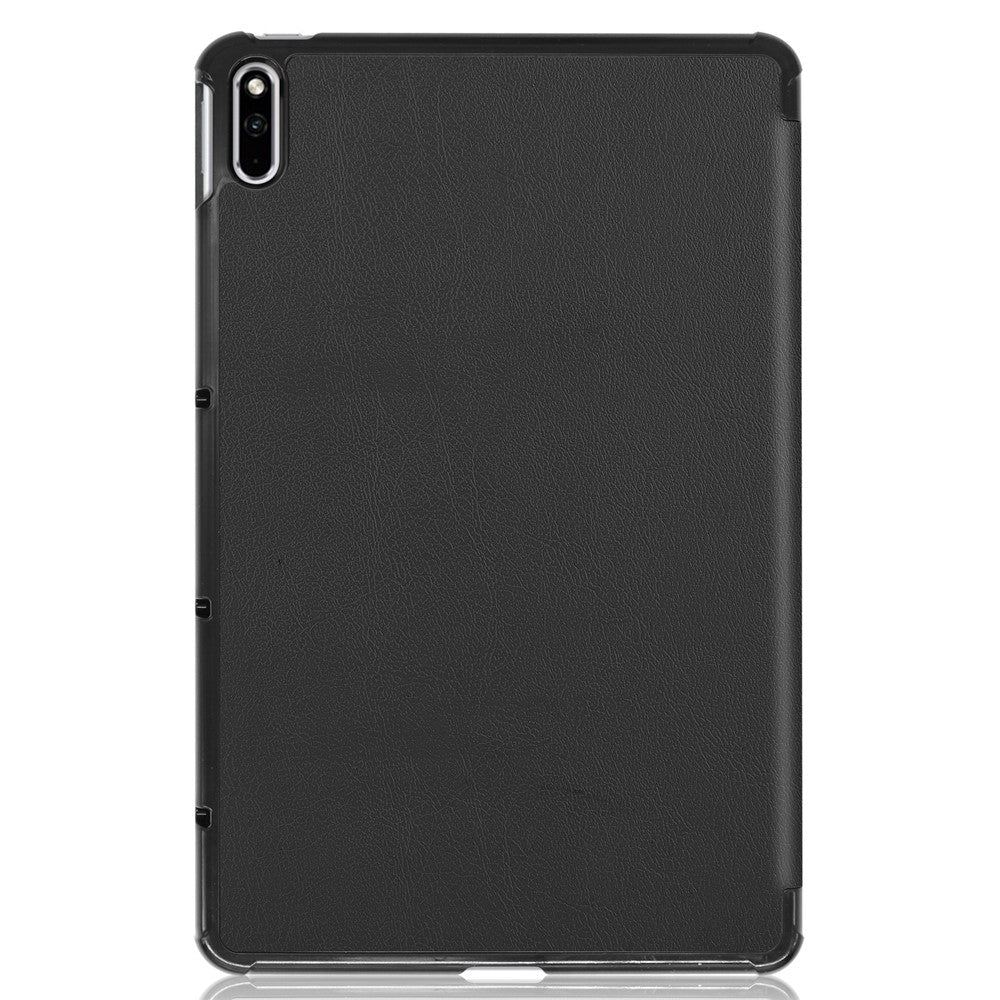 Tri-fold Leather Cover with Stand for Huawei MatePad 10.4-inch
