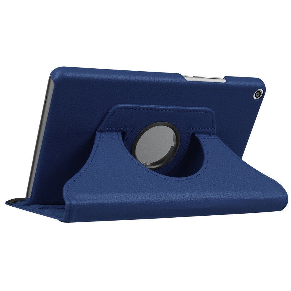 Litchi Skin Leather Tablet Case with 360 Degree Rotary Stand for Huawei Mediapad T3 8.0