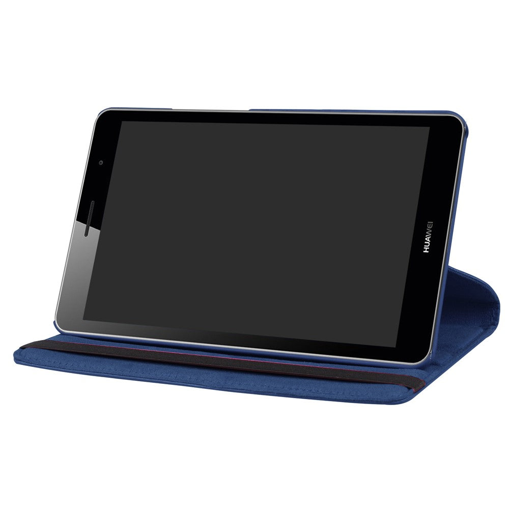 Litchi Skin Leather Tablet Case with 360 Degree Rotary Stand for Huawei Mediapad T3 8.0