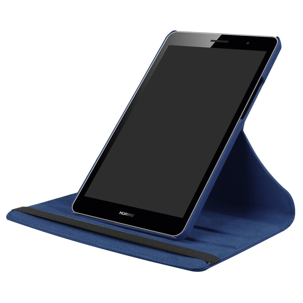 Litchi Skin Leather Tablet Case with 360 Degree Rotary Stand for Huawei Mediapad T3 8.0