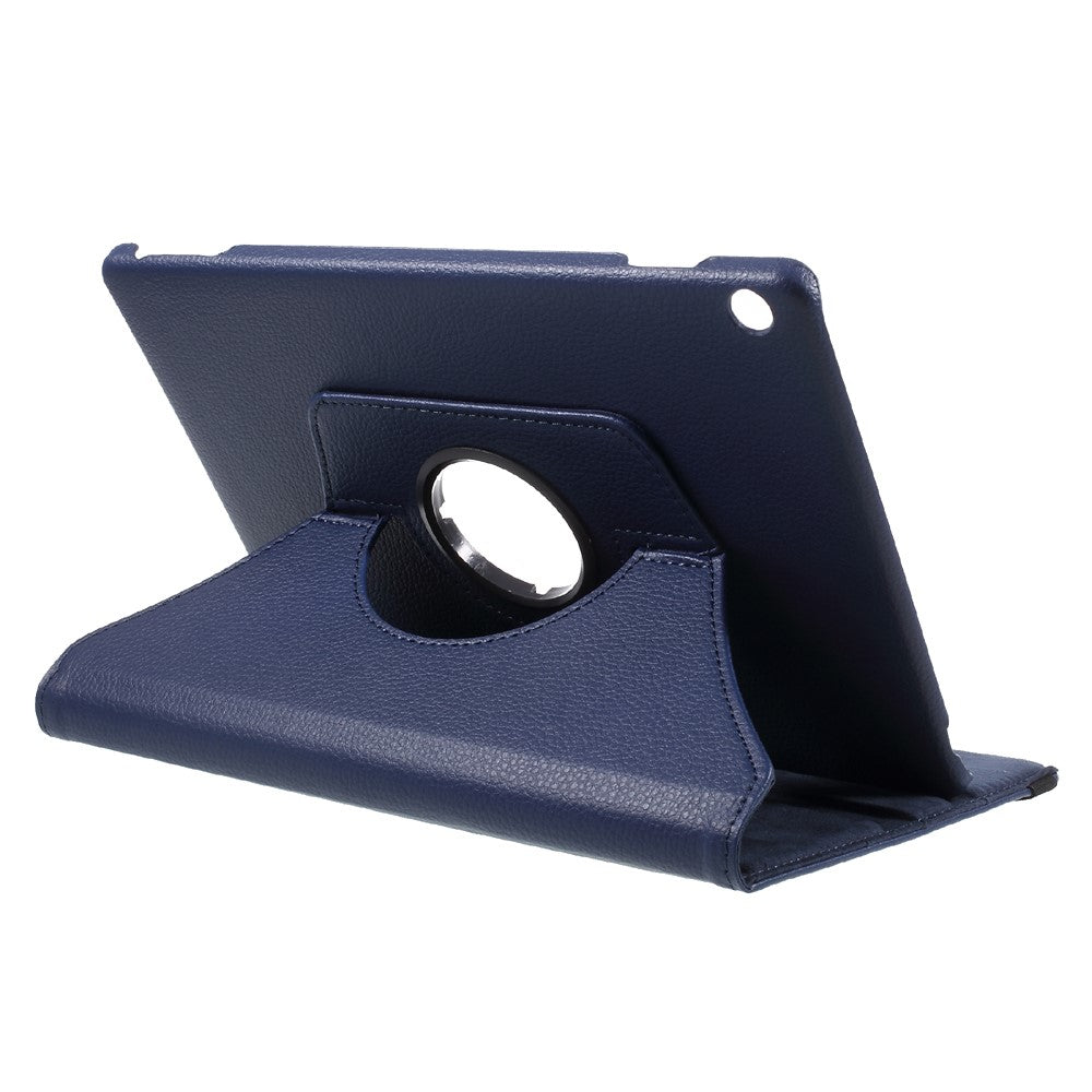 Rotary Stand Leather Tablet Cover with Lychee Texture for Huawei MediaPad M3 Lite 10 (10.1 Inch)