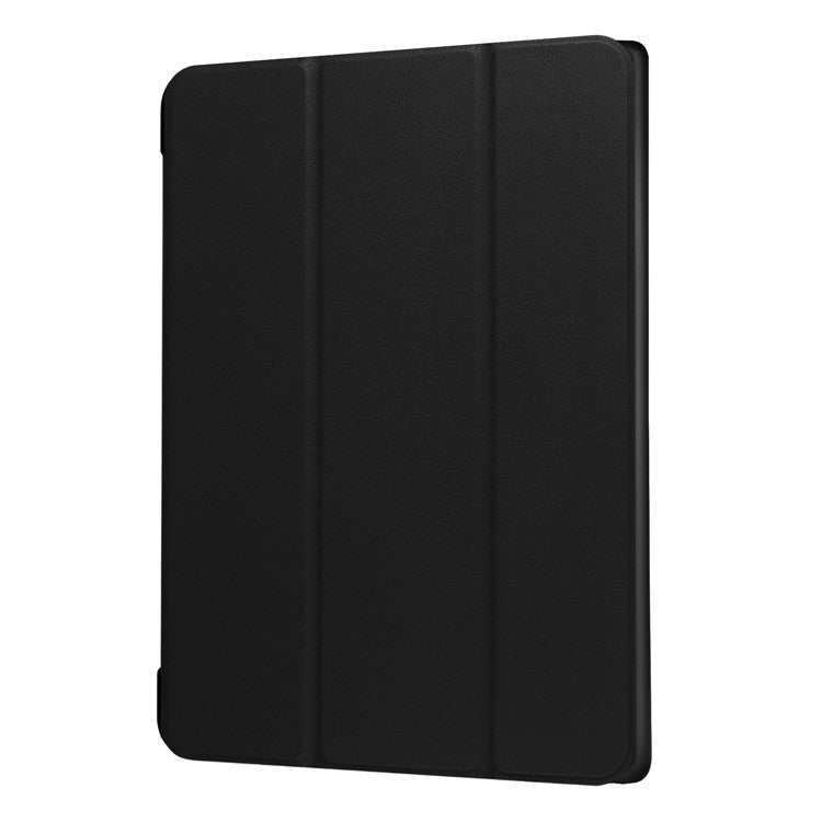 PU Leather Tablet Case for Lenovo Tab 4 10 Plus, Tri-fold Stand Hard PC Back Cover