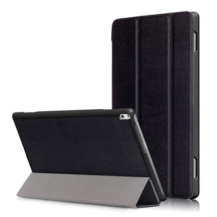 For Lenovo Tab 4 10 Plus (TB-X704F/N) Tri-fold Leather Stand Shell Accessory