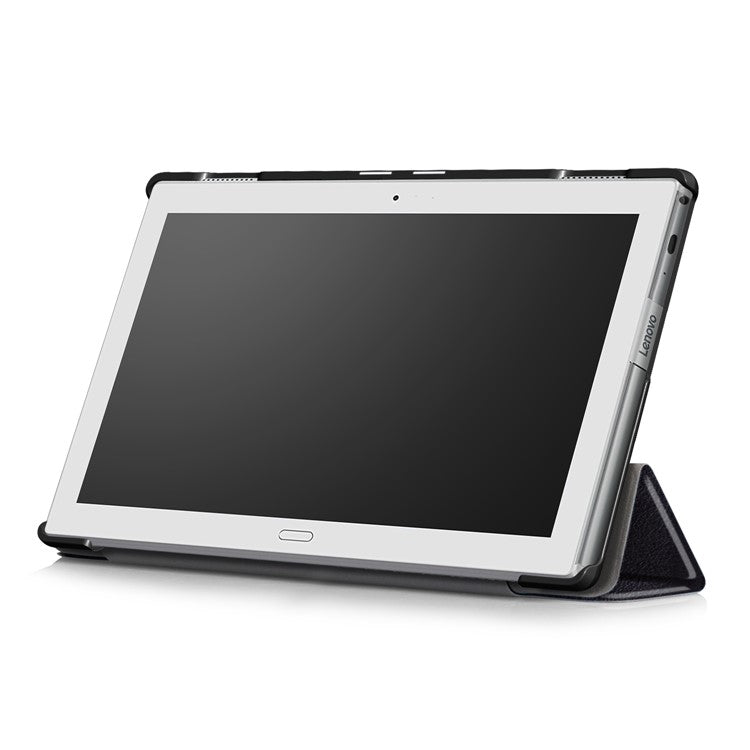 For Lenovo Tab 4 10 Plus (TB-X704F/N) Tri-fold Leather Stand Shell Accessory