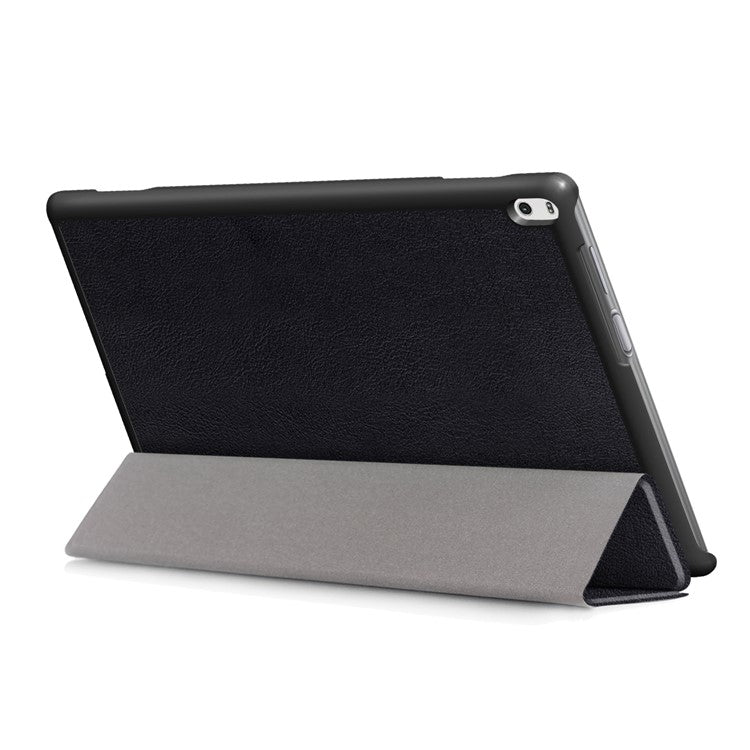 For Lenovo Tab 4 10 Plus (TB-X704F/N) Tri-fold Leather Stand Shell Accessory