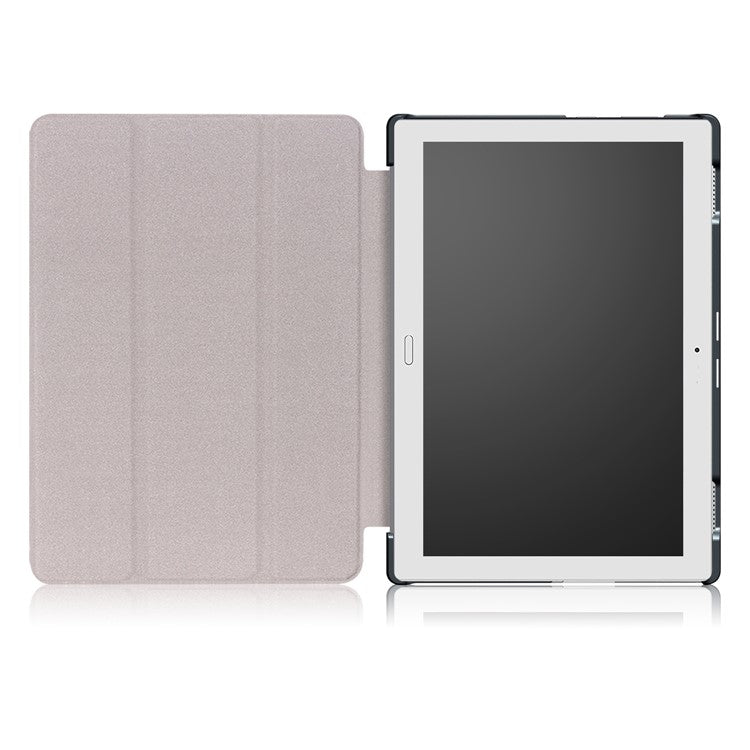 For Lenovo Tab 4 10 Plus (TB-X704F/N) Tri-fold Leather Stand Shell Accessory