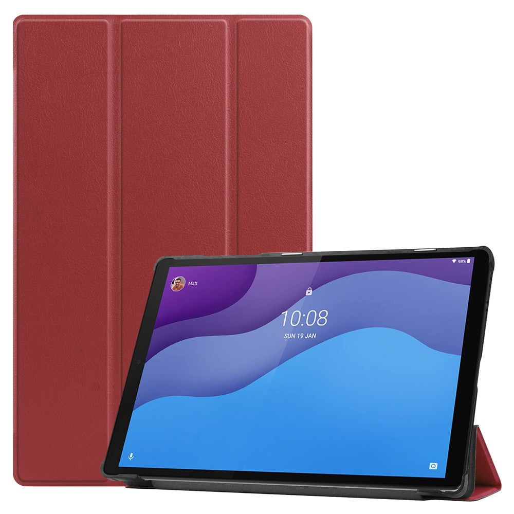 Tri-fold Leather Stand Tablet Case Narrow Bezel Multi-Color Tablet Cover for Lenovo Tab M10 HD Gen 2 TB-X306F/TB-X306X
