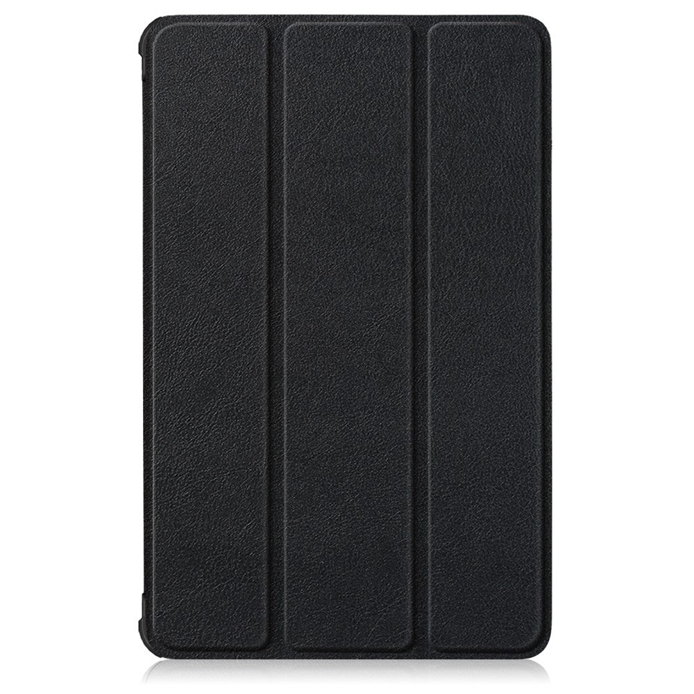 Narrow Bezel Tri-fold Auto-Sleep-and-Wake Smart Leather Stand Case with Anti-Shock Bumper for Lenovo Tab P11 TB-J606F / Tab P11 5G