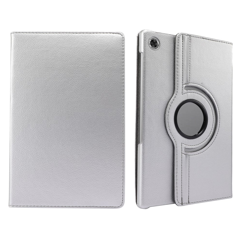 360° Swiveling Stand Design Litchi Texture Leather Case for Lenovo Tab M10 Plus