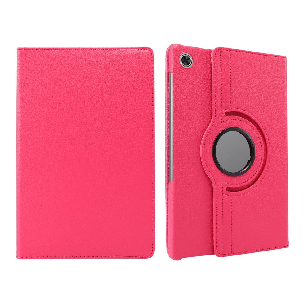 360° Swiveling Stand Design Litchi Texture Leather Case for Lenovo Tab M10 Plus