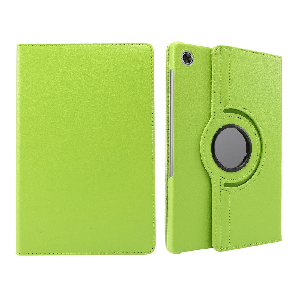 360° Swiveling Stand Design Litchi Texture Leather Case for Lenovo Tab M10 Plus