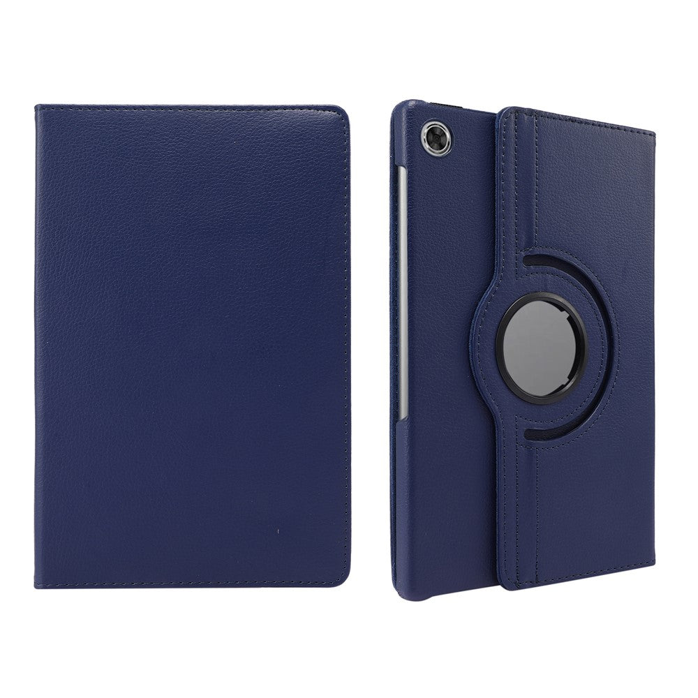 360° Swiveling Stand Design Litchi Texture Leather Case for Lenovo Tab M10 Plus