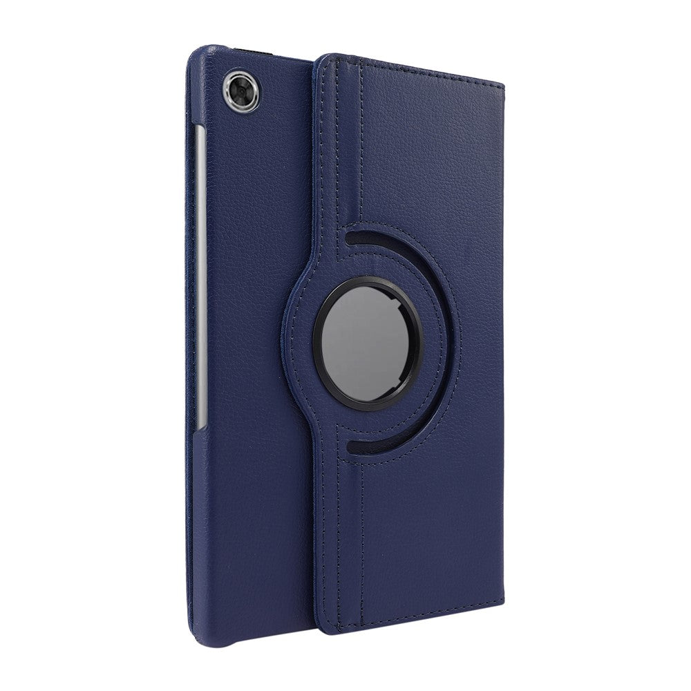 360° Swiveling Stand Design Litchi Texture Leather Case for Lenovo Tab M10 Plus