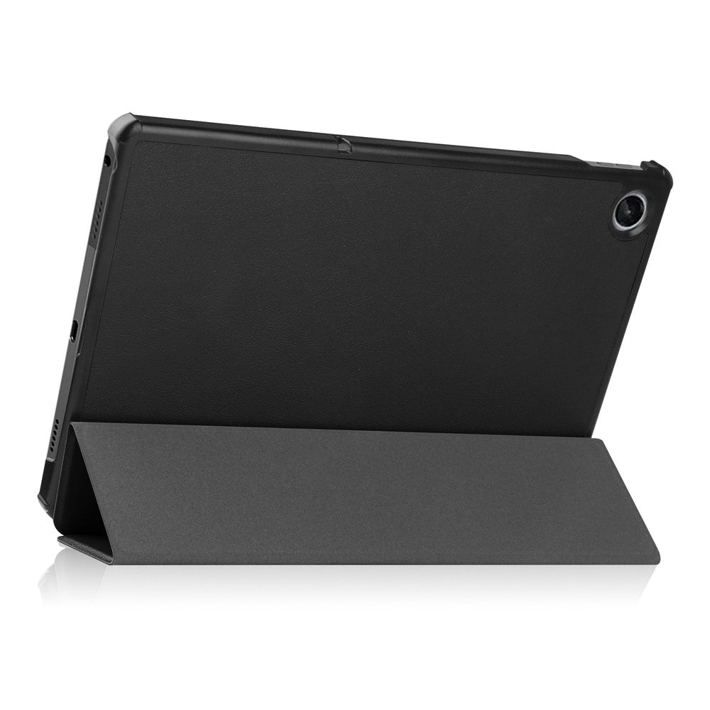 For Lenovo Tab M10 Plus (3rd Gen) PU Leather Trifold Stand Case Auto Sleep / Wake Tablet Full Protection Cover