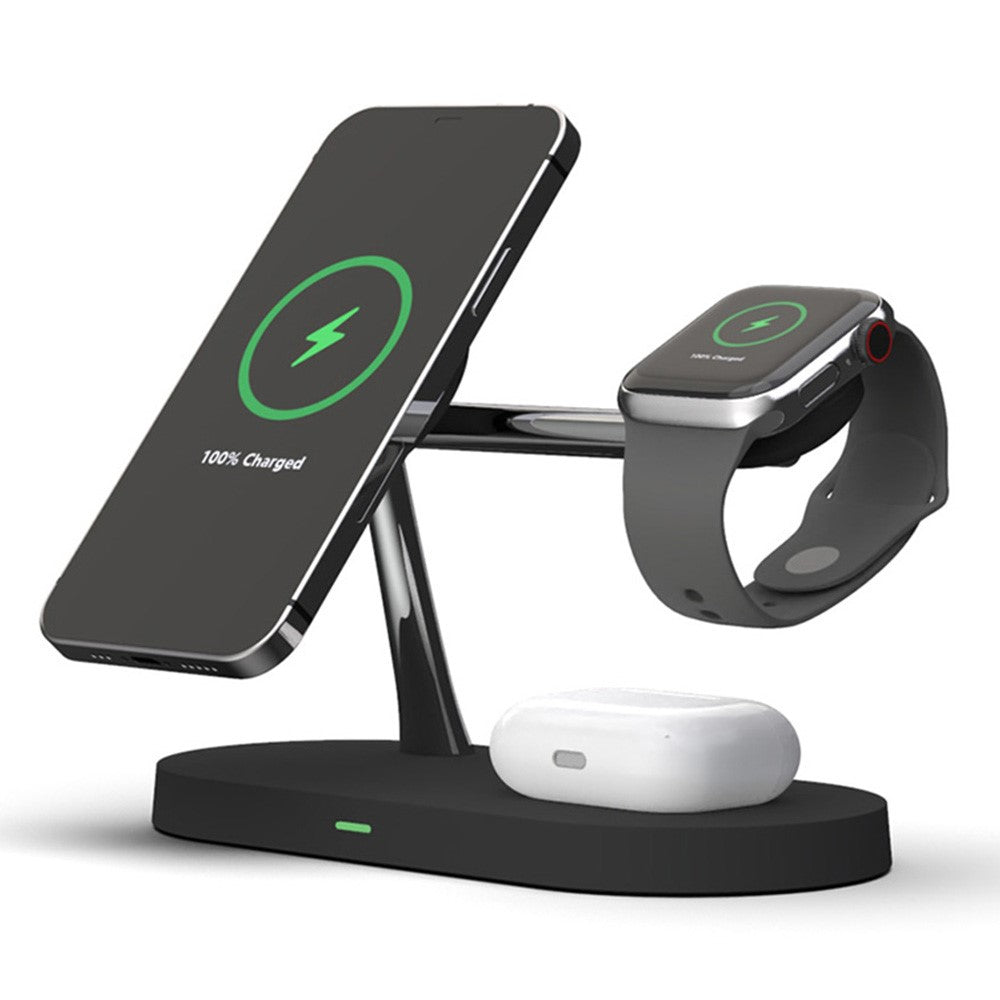 T268 5 in 1 Magnetic Wireless Charger for iPhone / Apple Watch / AirPods Charging Station