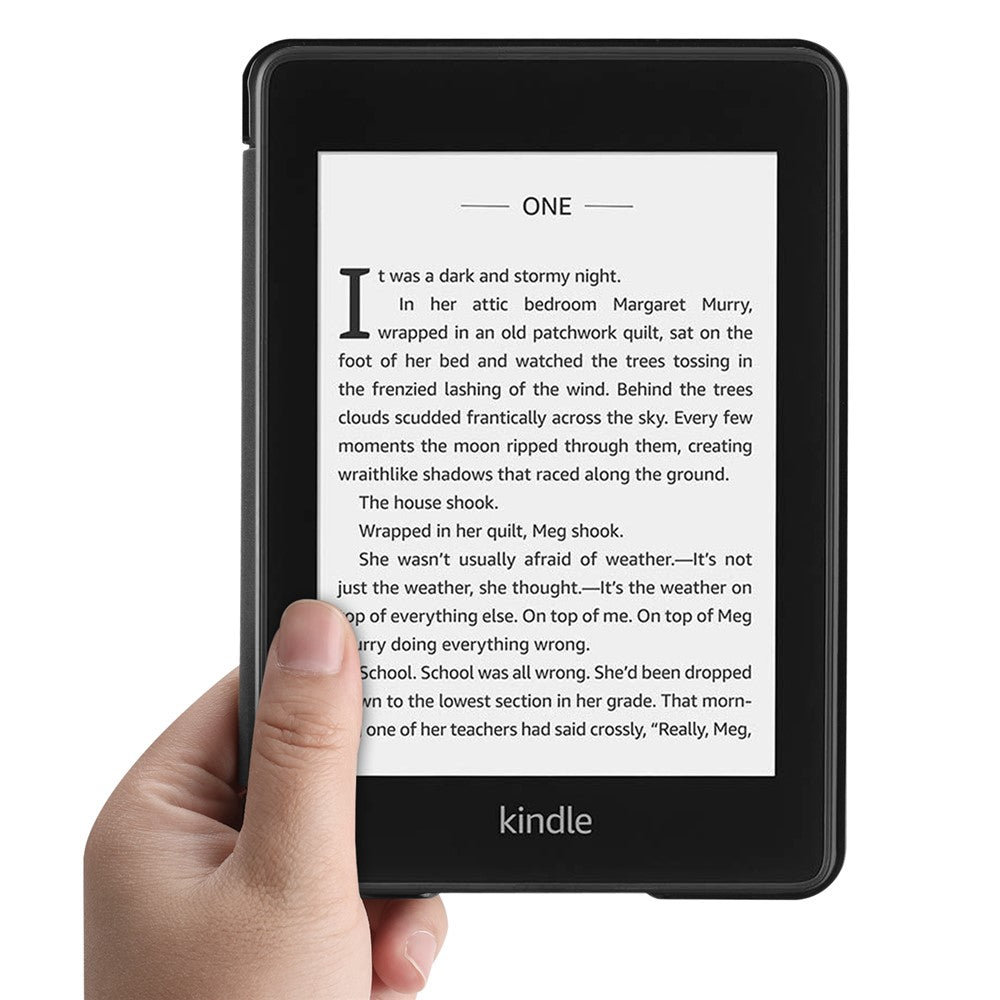 Auto-wake/sleep PU Leather Protective Case for Amazon Kindle Paperwhite 4 (2018)
