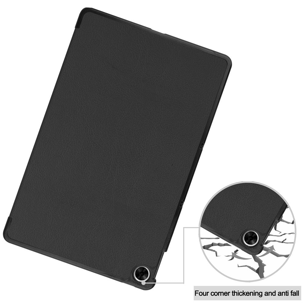 Trifold Stand PU Leather Hard PC Inner Shockproof Protective Tablet Cover for Realme Pad 10.4