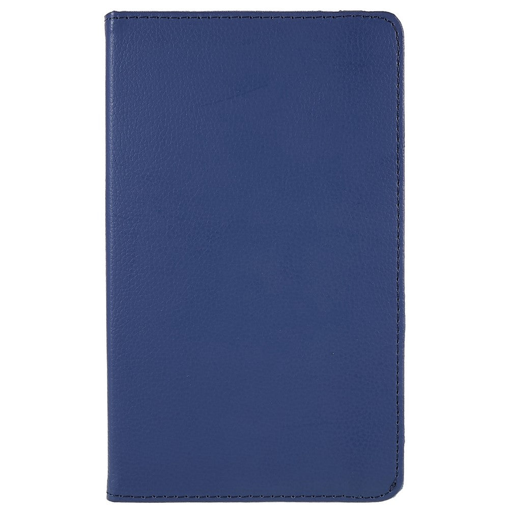 For Realme Pad Mini Wear-resistant Solid Color Leather Tablet Case 360-degree Rotating Protective Cover with Stand Support Horizontal/Vertical View