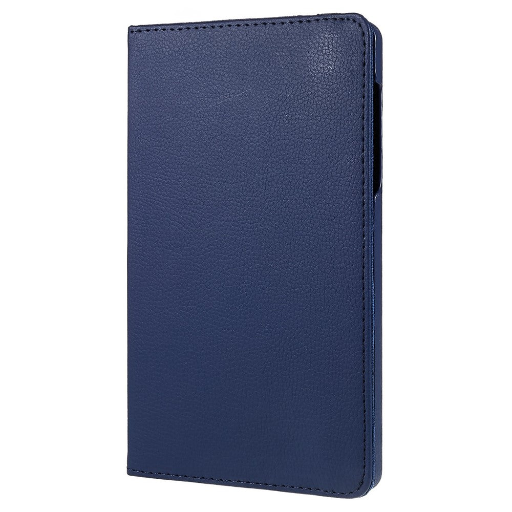 For Realme Pad Mini Wear-resistant Solid Color Leather Tablet Case 360-degree Rotating Protective Cover with Stand Support Horizontal/Vertical View