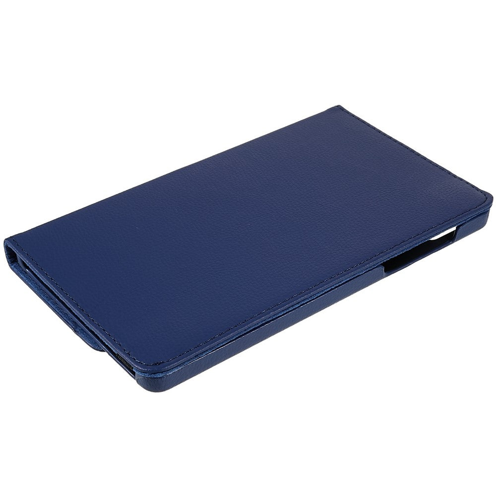 For Realme Pad Mini Wear-resistant Solid Color Leather Tablet Case 360-degree Rotating Protective Cover with Stand Support Horizontal/Vertical View