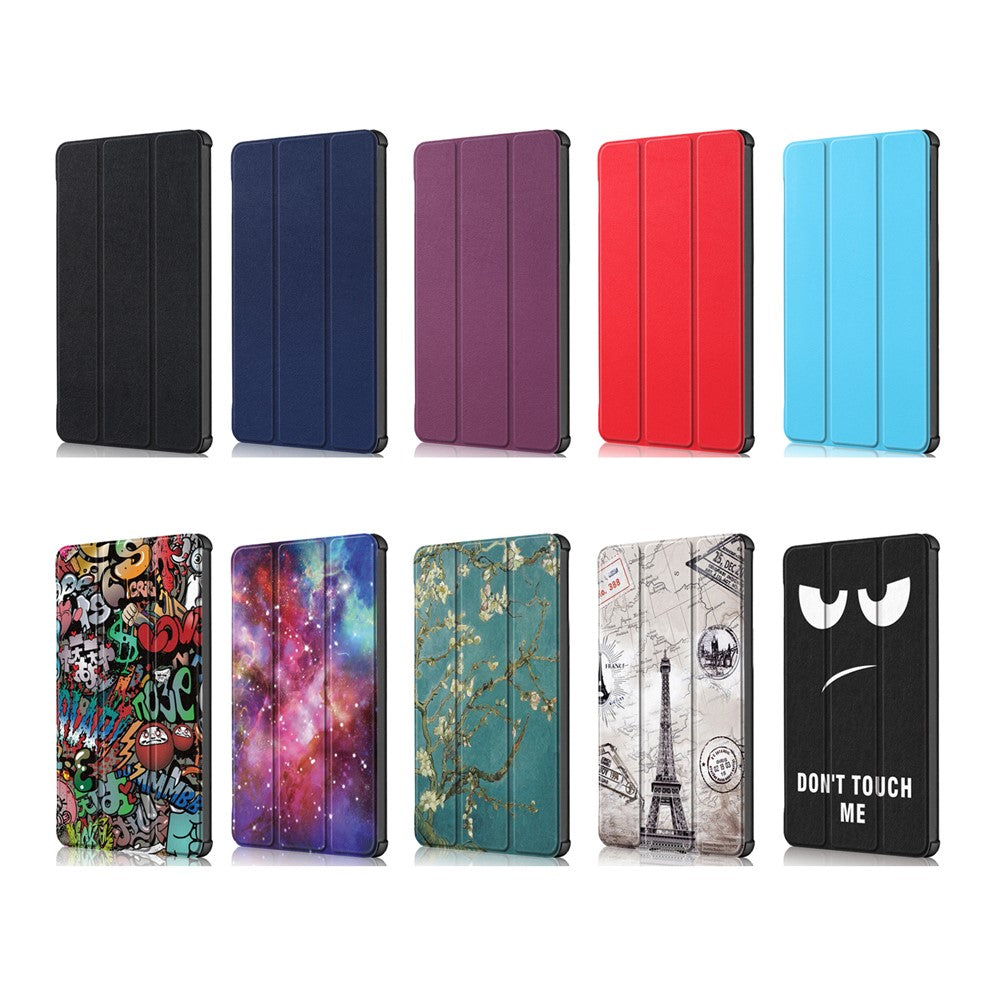 Protective PU Leather Flip Case with Tri-fold Stand for Microsoft Surface Go