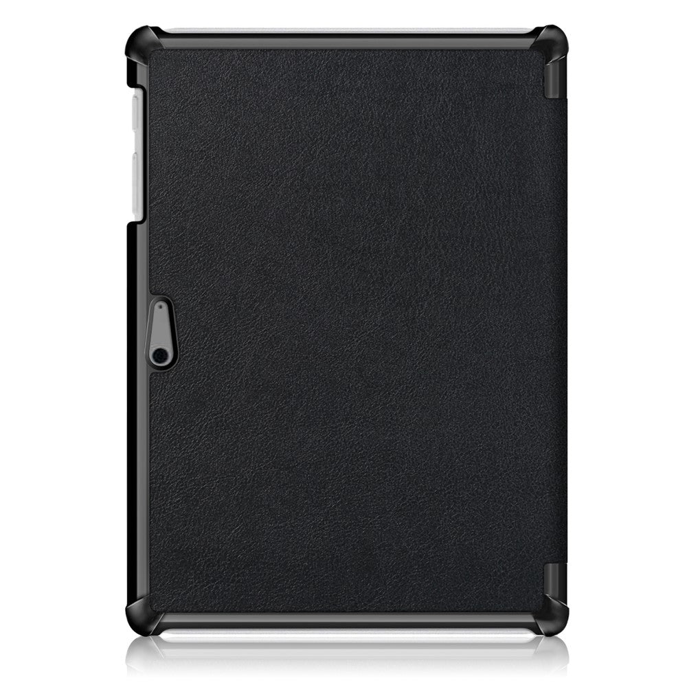 Protective PU Leather Flip Case with Tri-fold Stand for Microsoft Surface Go